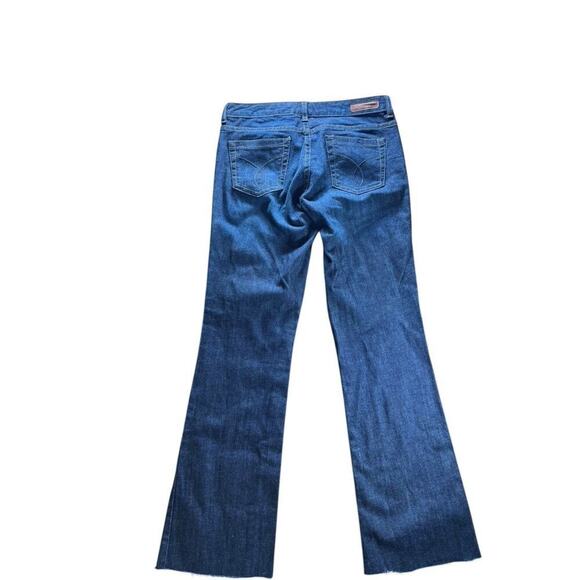 Calvin Klein Jeans Ultimate Bootcut Women's 27/4 Blue Low Rise Medium Wash - Picture 10 of 14